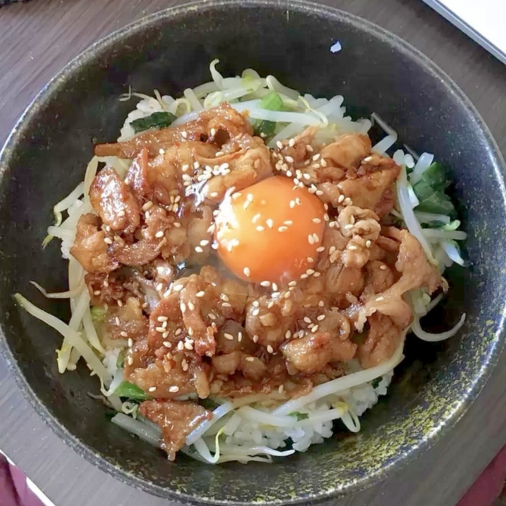 簡単!ビビンバ風丼